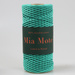 Mia Mote™ Petit Line Sznurek pleciony bawełniany 2mm Malachite Green