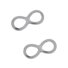 Zawieszka Stal Chirurgiczna Nieskończoność 10x4mm 5szt