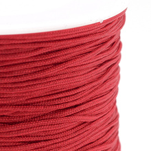 Sznurek Nylonowy 0.4mm do bransoletek kamieni Topliwy Czerwony