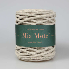 Mia Mote™ Lush Line Sznurek bawełniany 5mm ivory