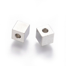 Kostka Przekładka Stal Chirurgiczna 201 kostka 3x3mm otwór 3mm