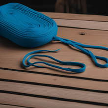 Mia Mote™ ByBag Line Sznurek Poliestrowy płaski bez rdzenia beżowy ciemny mokka 3mm