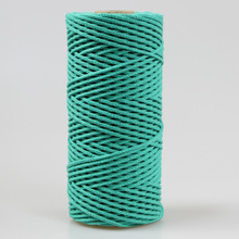 Mia Mote™ Petit Line OUTLET CUT Sznurek pleciony bawełniany 2mm Malachite Green