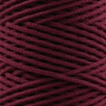 Mia Mote™ Petit Line OUTLET CUT Sznurek pleciony bawełniany 2mm Ruby