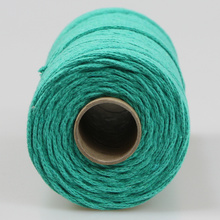 Mia Mote™ Petit Line OUTLET CUT Sznurek pleciony bawełniany 2mm Malachite Green