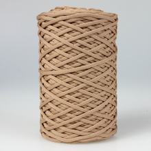 Mia Mote™ ByBag Line Sznurek Poliestrowy płaski bez rdzenia karmelowy 3mm