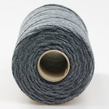 Mia Mote™ Petit Line Sznurek pleciony bawełniany 2mm Smoky Quartz