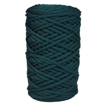 Mia Mote™ ByBag Line Sznurek Poliestrowy płaski bez rdzenia ciemny zielony malachit 3mm