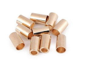 Końcówki metalowa do sznurka złoty 15x9mm 5.5mm