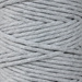 Mia Mote™ Classic Line Sznurek bawełniany skręcany do makramy 5mm basalt grit