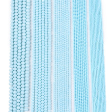 Koraliki Fasetowane Kryształki Szklane Rondelle Błękitny 2.7x1.5mm