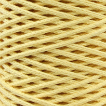 Mia Mote™ Petit Line Sznurek pleciony bawełniany 2mm Yellow Calcite