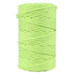 Mia Mote™ Classic Line Sznurek bawełniany skręcany do makramy 5mm lime quartz