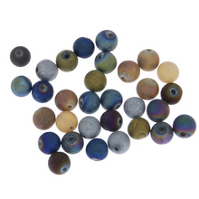 Agat Druzy Colorful Grade A Kamień Jubilerski kula 6mm