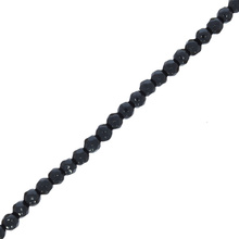 Onyks Black Kamień Jubilerski Fasetowany kula 4mm