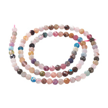 Agaty, Jadeity i inne mix kamieni naturalnych - siła różnorodności, energii i kreatywności - kula fasetowana 3~3.5mm