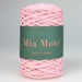 Mia Mote™ ByBag Line Sznurek Poliestrowy matowy płaski bez rdzenia jasny różowy 3mm