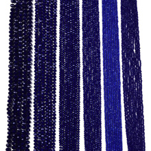 Koraliki Fasetowane Kryształki Szklane Rondelle Kobaltowy 3.8x3mm