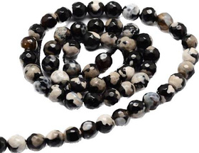 Agat Cesarski Kamień Jubilerski Fasetowany kula 6mm