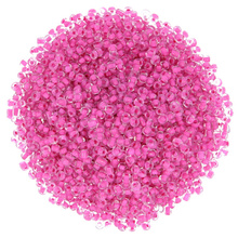 Koraliki paciorki szklane drobne seed beads do beadingu sutaszu 1.9mm różowy ciemny