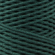 Mia Mote™ Petit Line Sznurek pleciony bawełniany 2mm Emerald