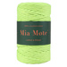 Mia Mote™ Classic Line Sznurek bawełniany skręcany do makramy 5mm lime quartz