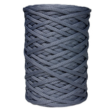 Mia Mote™ ByBag Line Sznurek Poliestrowy płaski bez rdzenia stalowy srebrny 5mm