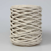 Mia Mote™ Lush Line Sznurek bawełniany 5mm ivory