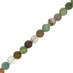 Agat Indiański Kamień Jubilerski gładki kula 4mm