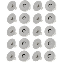 Zapięcie magnetyczne magnes oksydowany do torebki 18x18mm 10szt