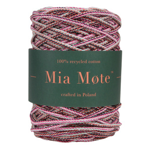 Mia Mote™ Thinny Line sznurek bawełniany 3mm miraże ombre red strip