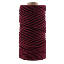 Mia Mote™ Petit Line OUTLET CUT Sznurek pleciony bawełniany 2mm Ruby