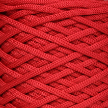 Mia Mote™ ByBag Line Sznurek Poliestrowy płaski bez rdzenia czerwony 3mm