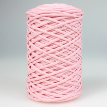 Mia Mote™ ByBag Line Sznurek Poliestrowy matowy płaski bez rdzenia jasny różowy 3mm