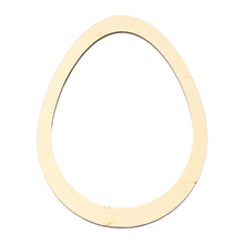 Drewniana obręcz do makramy łapacz łapacza snów 24cm Jajko