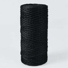 Mia Mote™ ByBag Line Sznurek pleciony poliestrowy okrągły 0.8mm Shungite