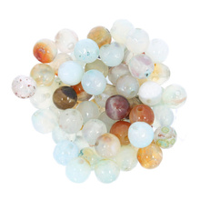 Agat Smoczy Sky Blue Kamień Jubilerski Fasetowany kula 6mm