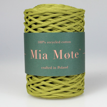 Mia Mote™ ByBag Line Sznurek Poliestrowy płaski bez rdzenia oliwkowy 3mm