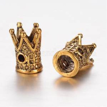 Przekładka Korona stare złoto 12x8.5mm