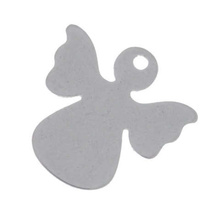 Zawieszka Stal Chirurgiczna Aniołek 15x15x1mm 5szt