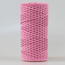 Mia Mote™ Petit Line Sznurek pleciony bawełniany 2mm Morganite