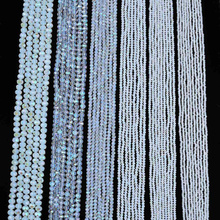 Koraliki Fasetowane Kryształki Szklane Rondelle Opalizujący AB 2.7x1.5mm