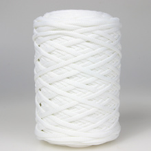 Mia Mote™ ByBag Line Sznurek Poliestrowy płaski bez rdzenia biały 5mm