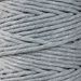 Mia Mote™ Lavish Line Sznurek bawełniany skręcany do makramy basalt grit 5mm