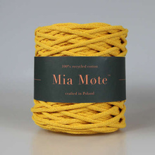 Mia Mote™ Lush Line Sznurek bawełniany 5mm orpiment on dolomite