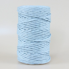 Mia Mote™ Classic Line Sznurek bawełniany skręcany do makramy 5mm atlantis crystal