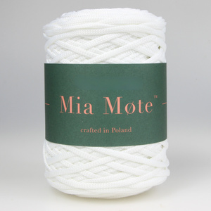 Mia Mote™ ByBag Line Sznurek Poliestrowy płaski bez rdzenia biały 3mm