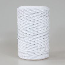 Mia Mote™ Classic Line Sznurek bawełniany skręcany do makramy 3mm chalk