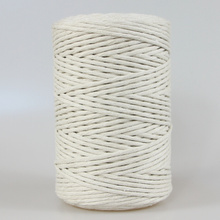 Mia Mote™ Classic Line Sznurek bawełniany skręcany do makramy 3mm ivory