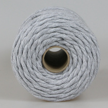 Mia Mote™ Classic Line Sznurek bawełniany skręcany do makramy 5mm basalt grit